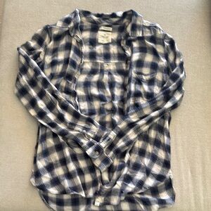 American Eagle Soft Plaid Flannel Shirt